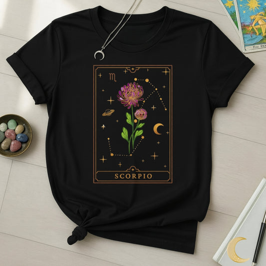 Scorpio Flower T-Shirt