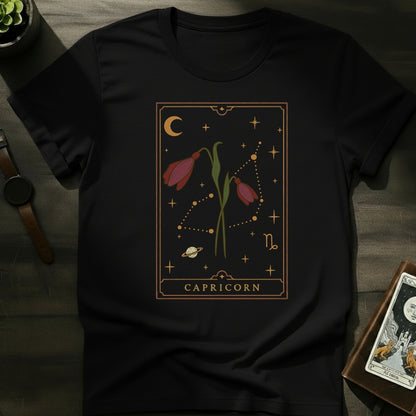 Capricorn Flower T-Shirt