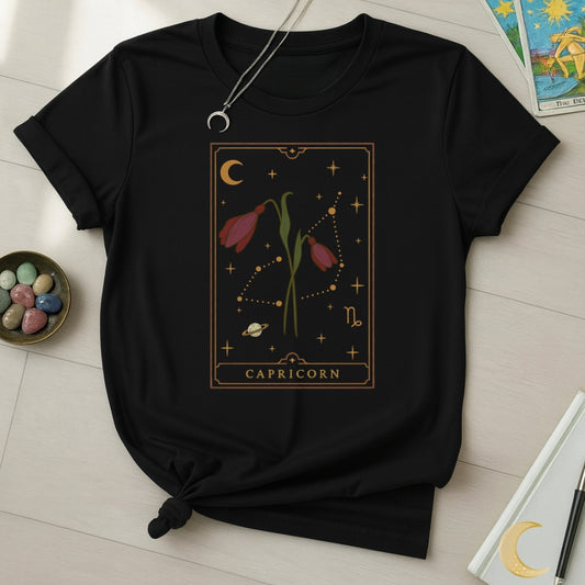 Capricorn Flower T-Shirt