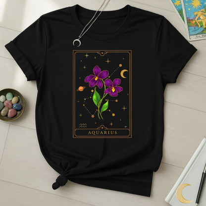 Aquarius Flower T-Shirt