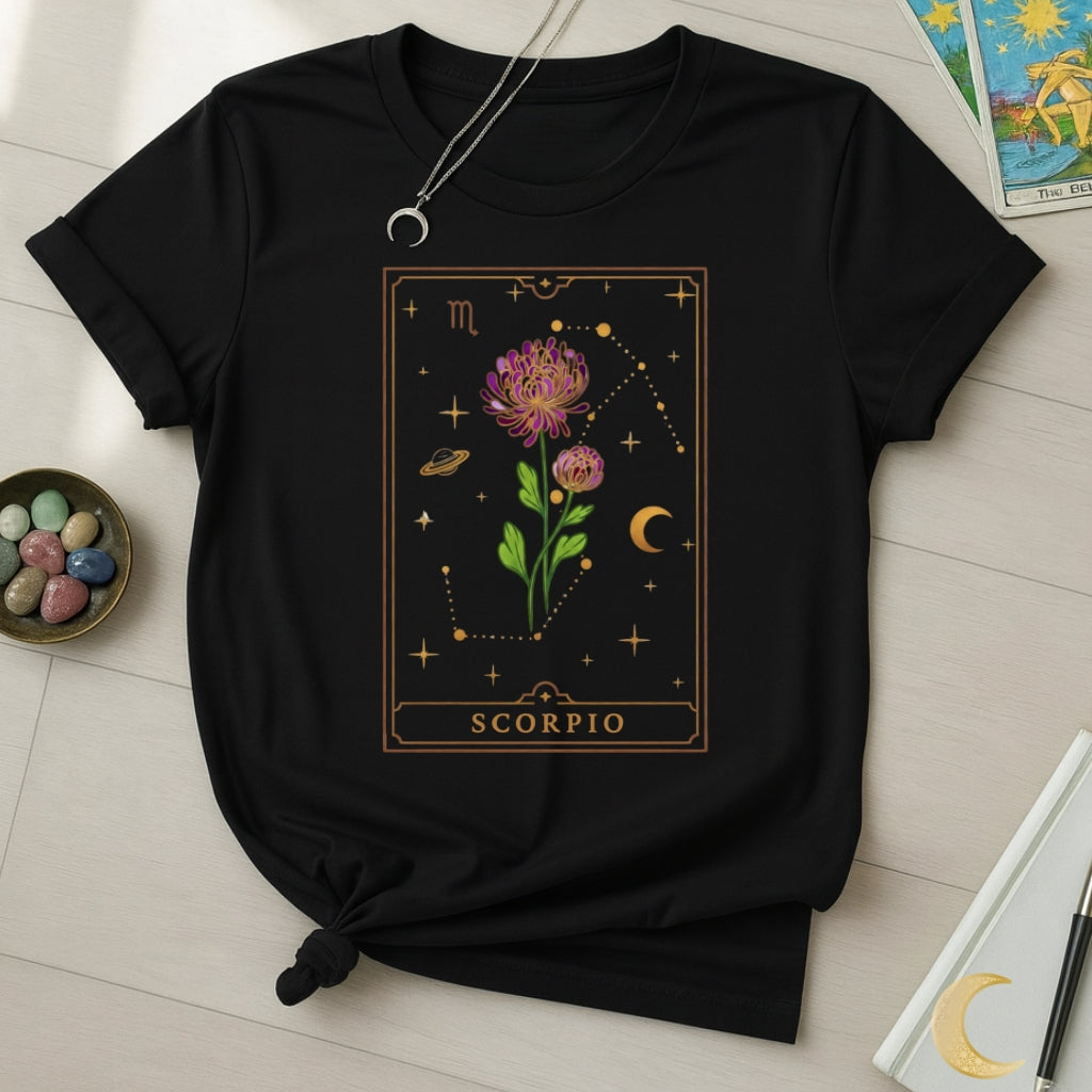 Scorpio Flower T-Shirt