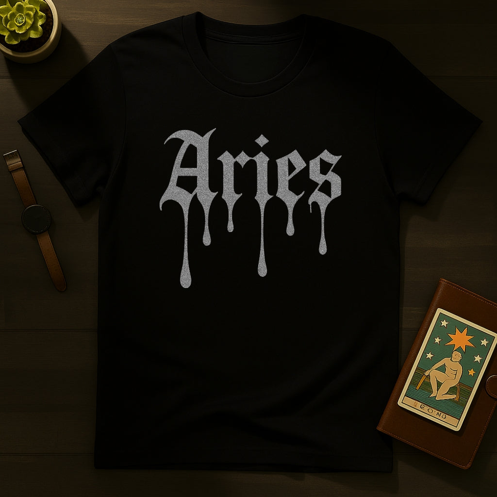 Aries Silver Ink T-Shirt