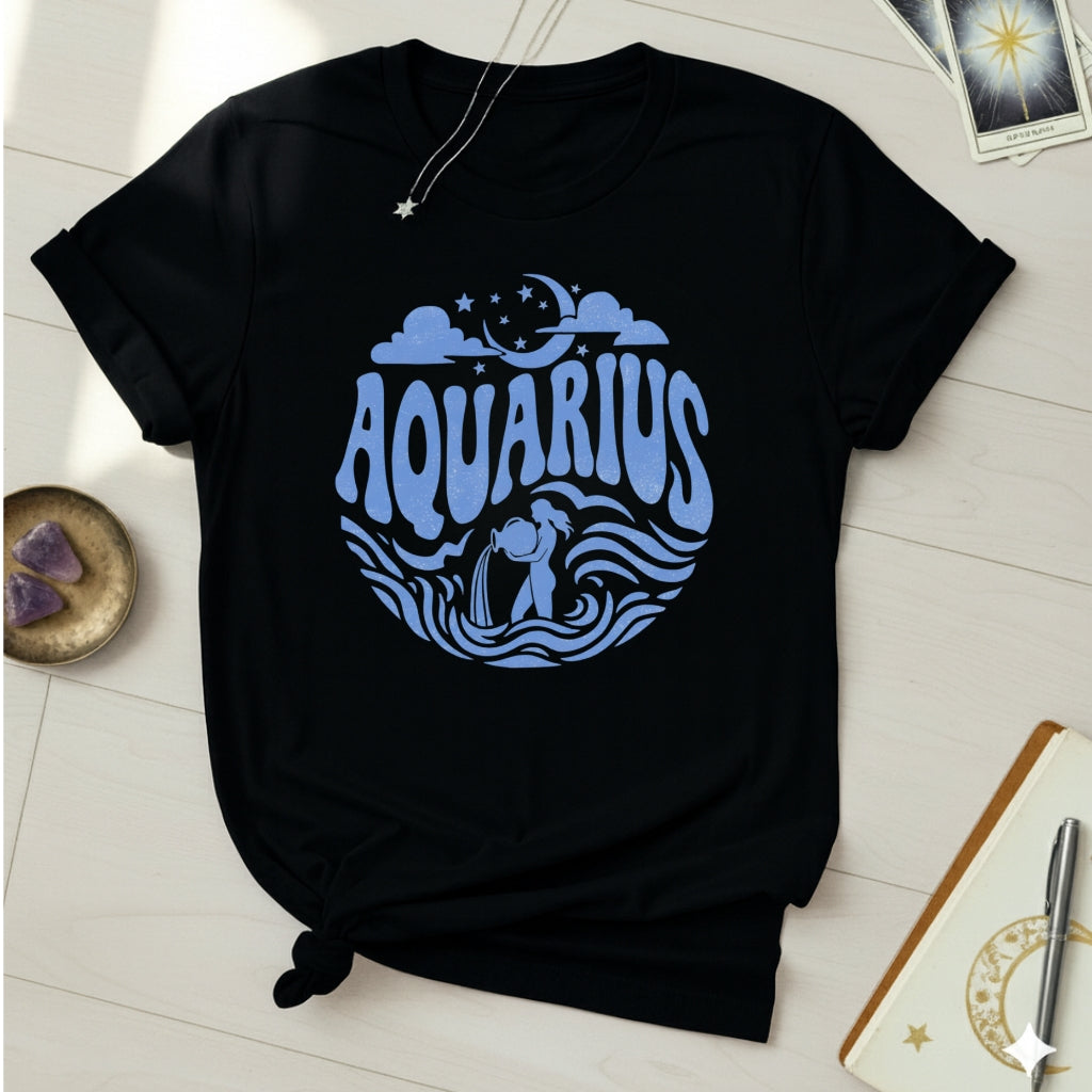 Aquarius 70's Vibe T-Shirt