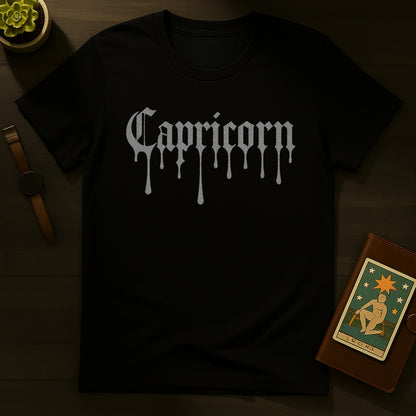 Capricorn Silver Ink T-Shirt