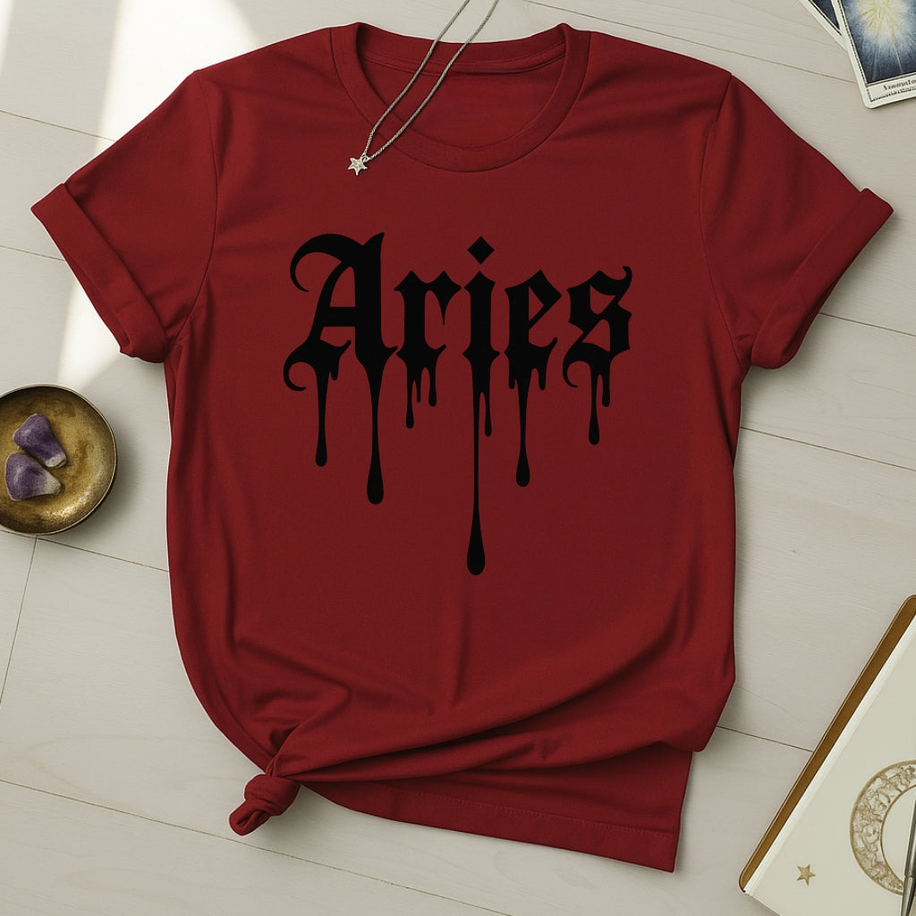 Aries Ink Drip T-Shirt