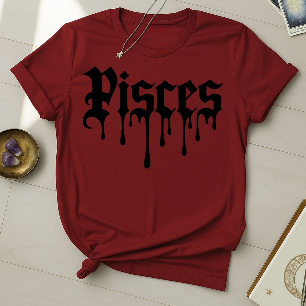 Pisces Ink Drip T-Shirt
