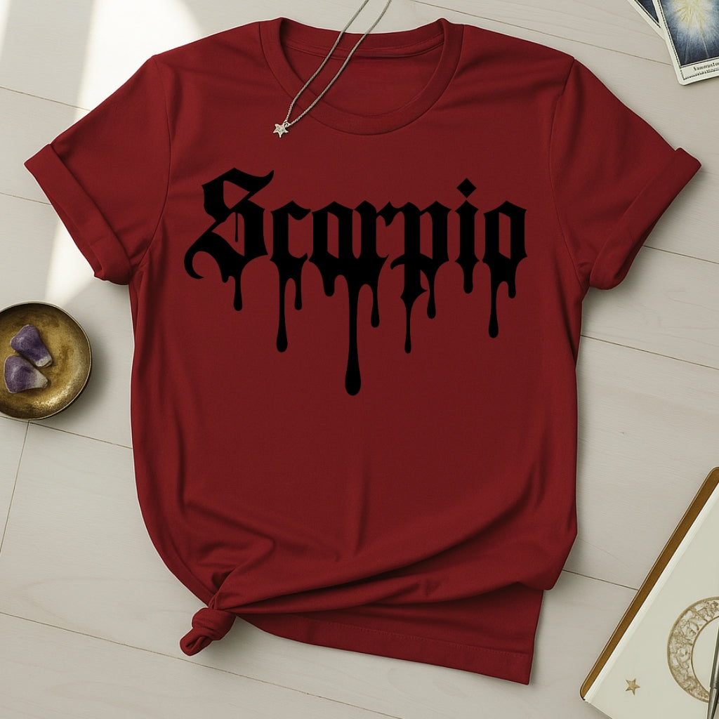 Scorpio Ink Drip T-Shirt