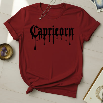 Capricorn Ink Drip T-Shirt