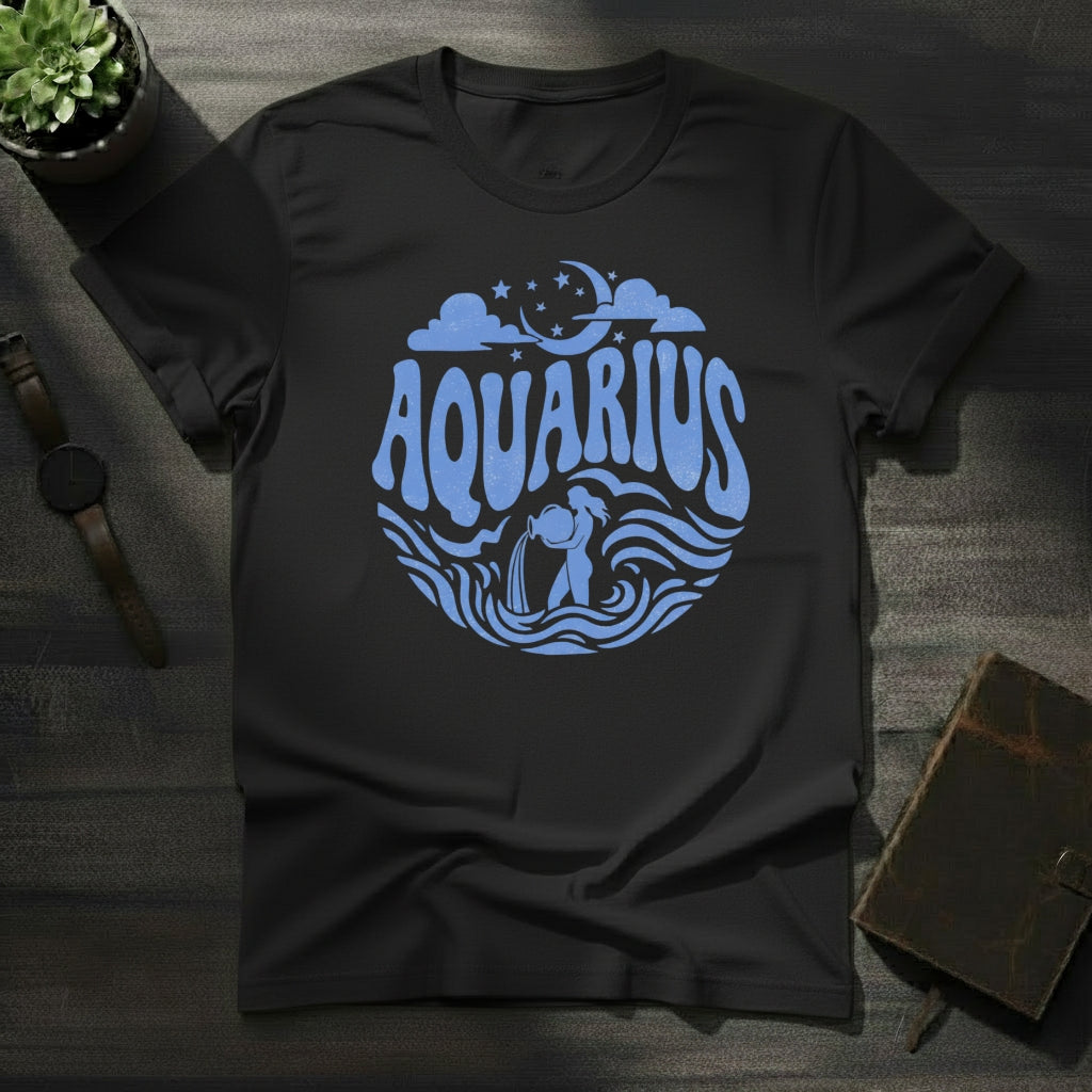 Aquarius 70's Vibe T-Shirt