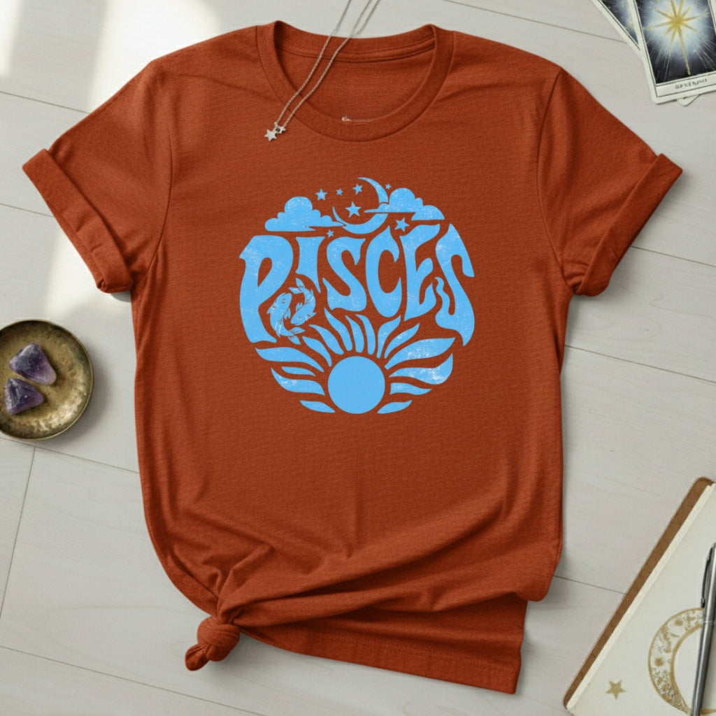 Pisces 70's Vibe T-Shirt