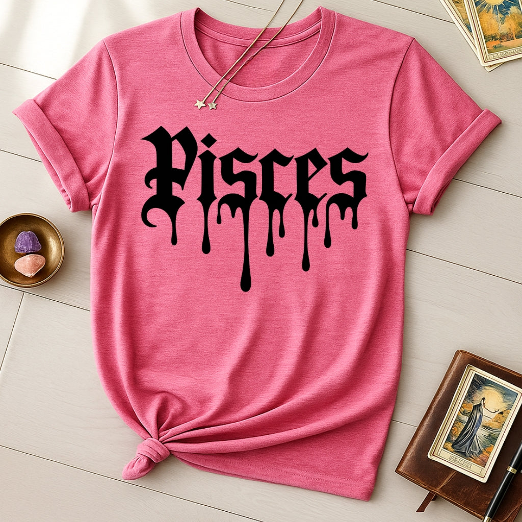 Pisces Ink Drip T-Shirt
