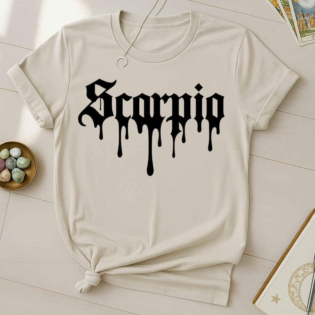 Scorpio Ink Drip T-Shirt