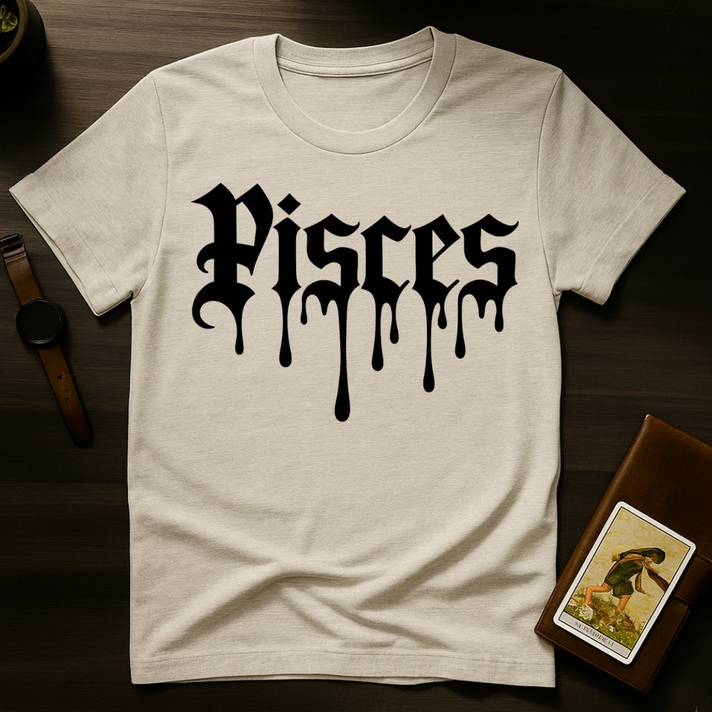 Pisces Ink Drip T-Shirt