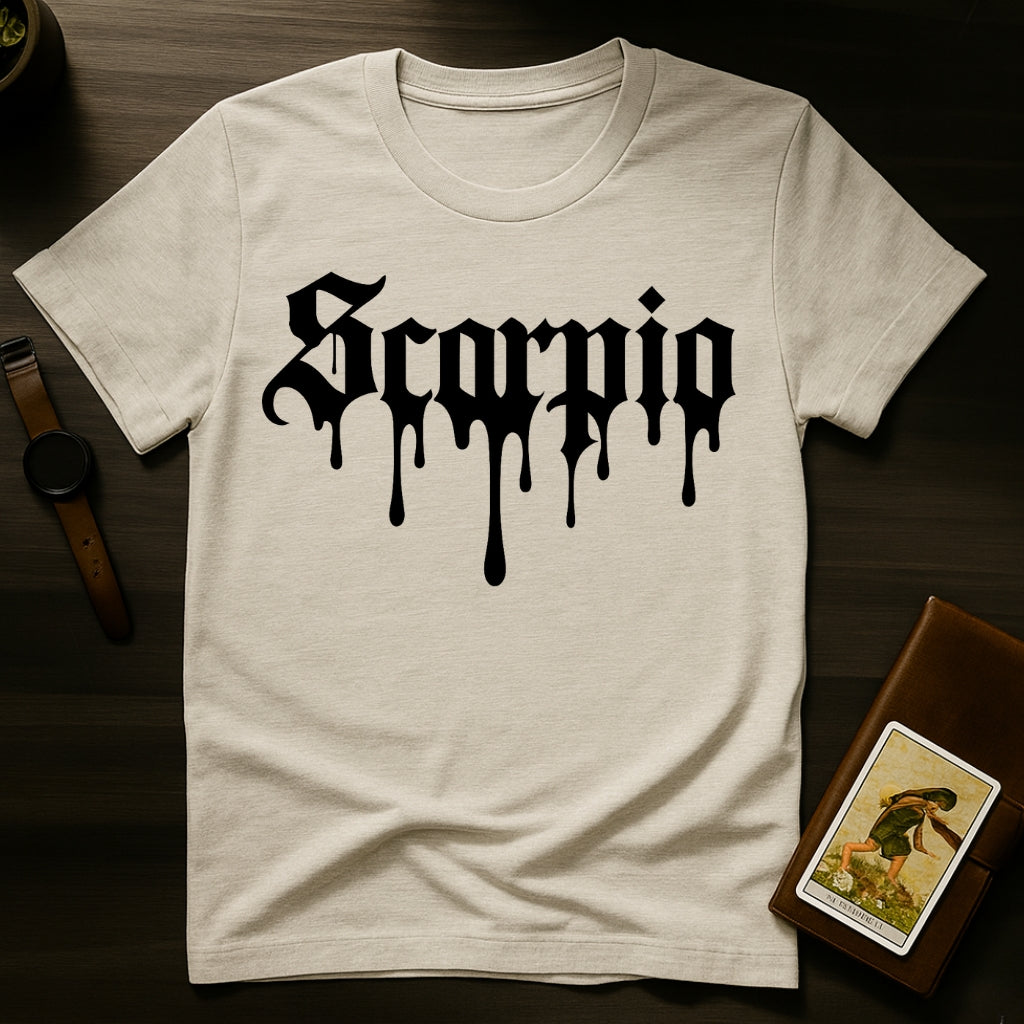 Scorpio Ink Drip T-Shirt