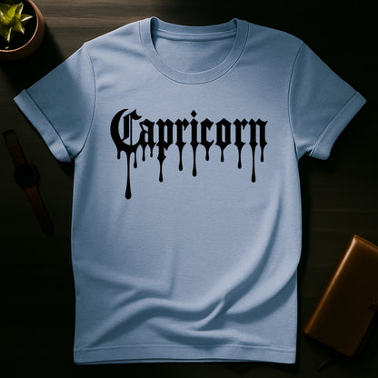 Capricorn Ink Drip T-Shirt