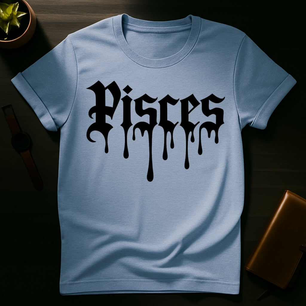 Pisces Ink Drip T-Shirt