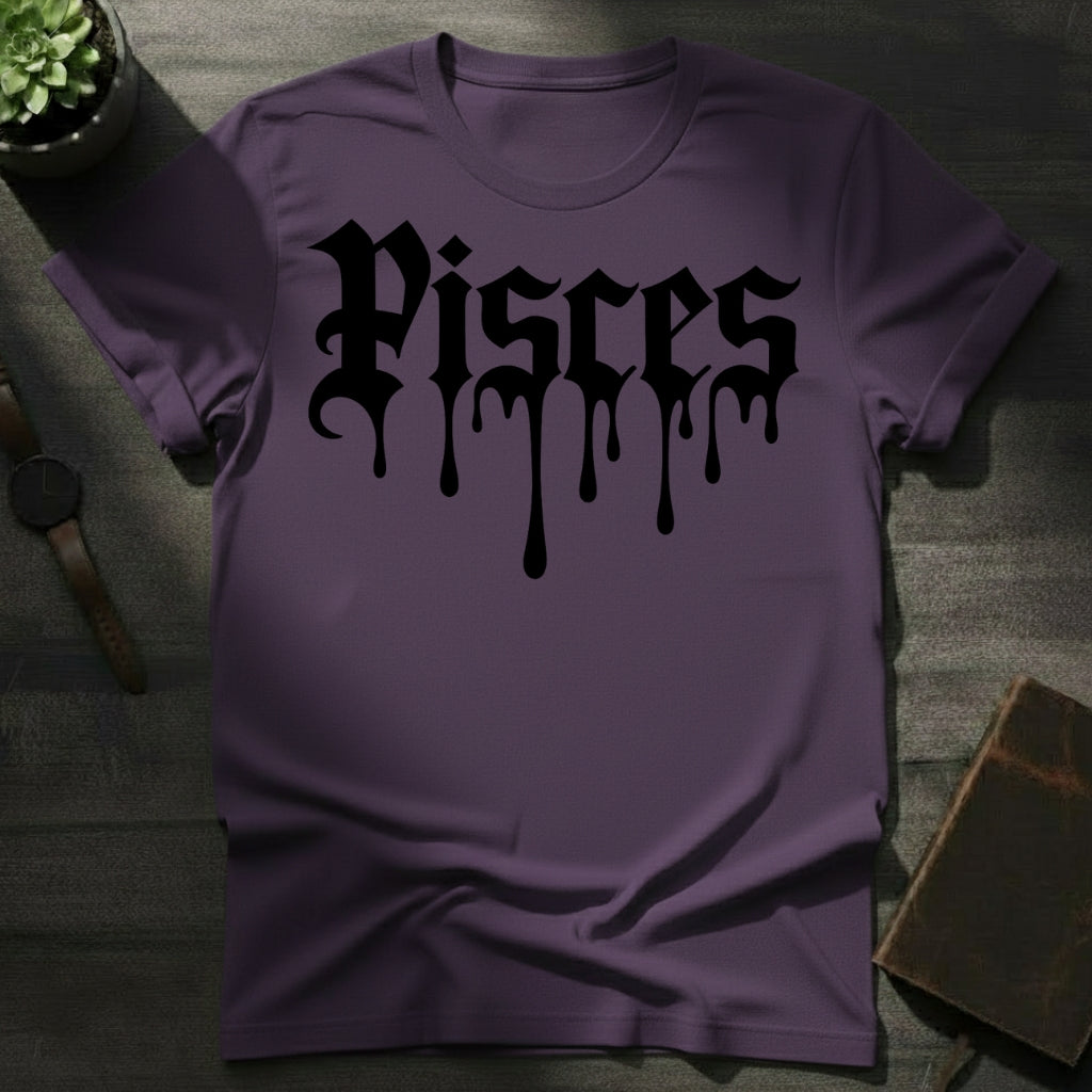 Pisces Ink Drip T-Shirt