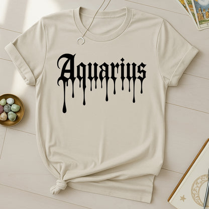 Aquarius Ink Drip T-Shirt
