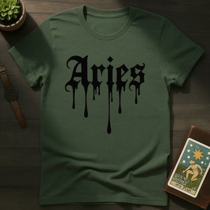 Aries Ink Drip T-Shirt