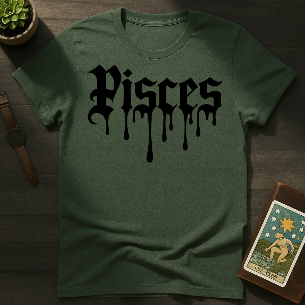 Pisces Ink Drip T-Shirt