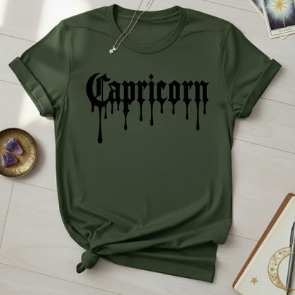 Capricorn Ink Drip T-Shirt