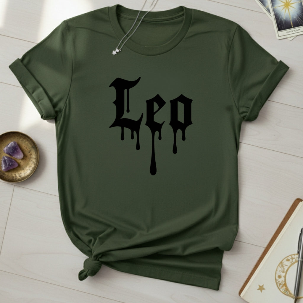 Leo Ink Drip T-Shirt