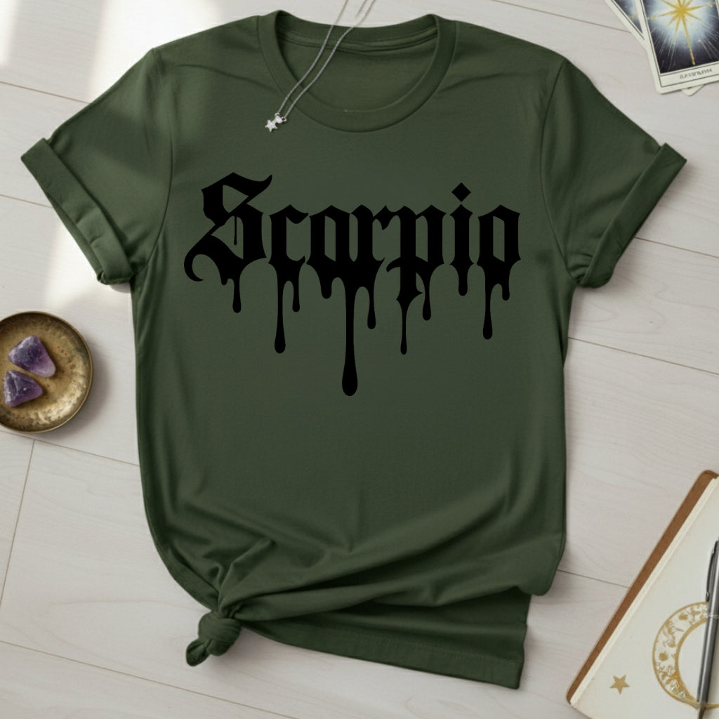 Scorpio Ink Drip T-Shirt