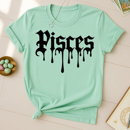 Pisces Ink Drip T-Shirt