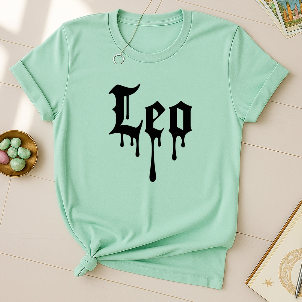 Leo Ink Drip T-Shirt