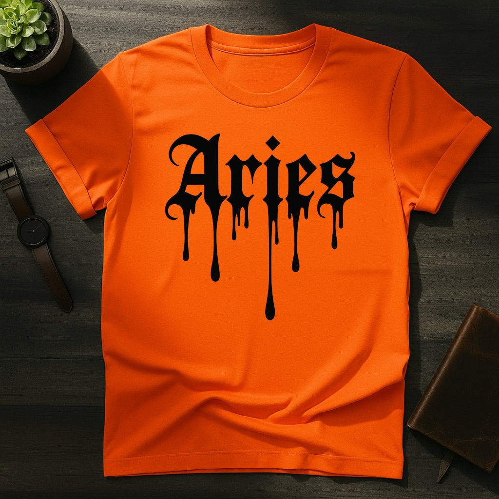 Aries Ink Drip T-Shirt