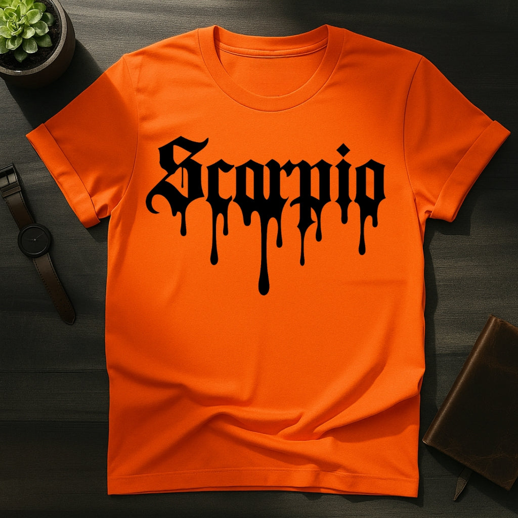 Scorpio Ink Drip T-Shirt