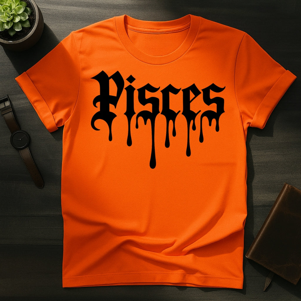 Pisces Ink Drip T-Shirt