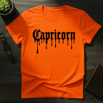 Capricorn Ink Drip T-Shirt