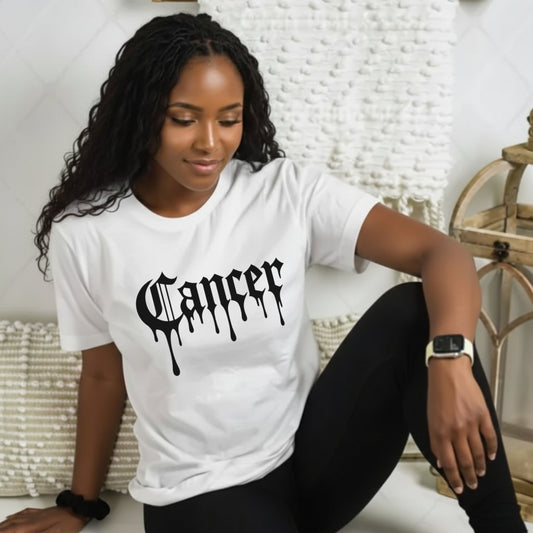 Cancer Ink Drip T-Shirt