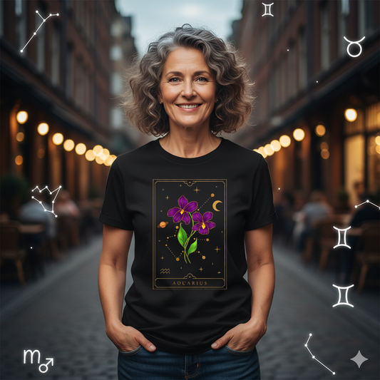 Aquarius Flower T-Shirt
