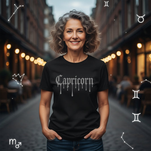 Capricorn Silver Ink T-Shirt