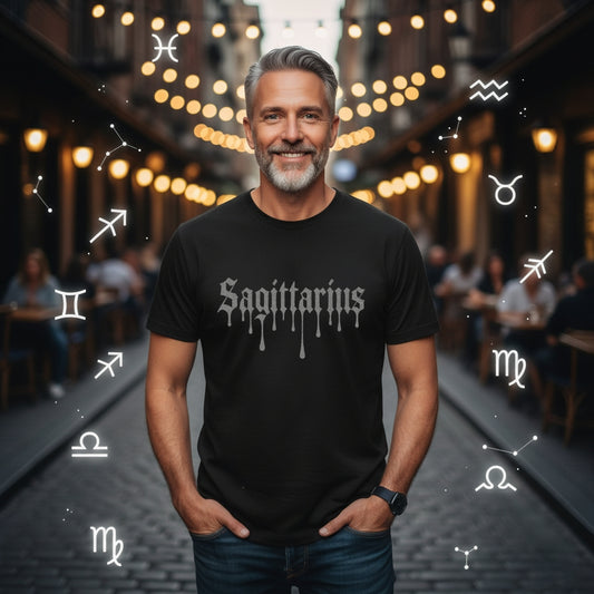 Sagittarius Silver Ink T-Shirt