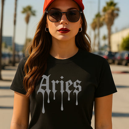 Aries Silver Ink T-Shirt