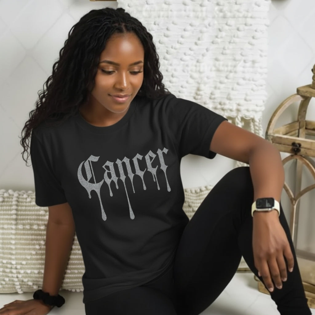 Cancer Silver Ink T-Shirt