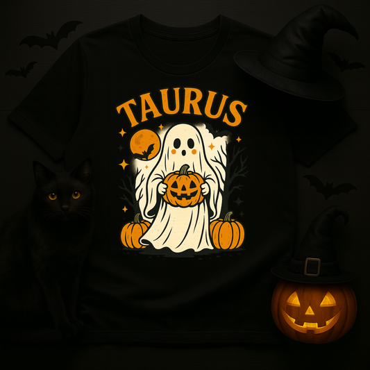 Taurus At Halloween T-Shirt
