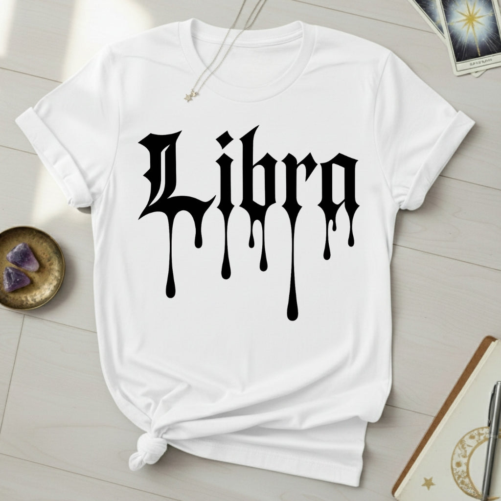 Libra Ink Drip T-Shirt