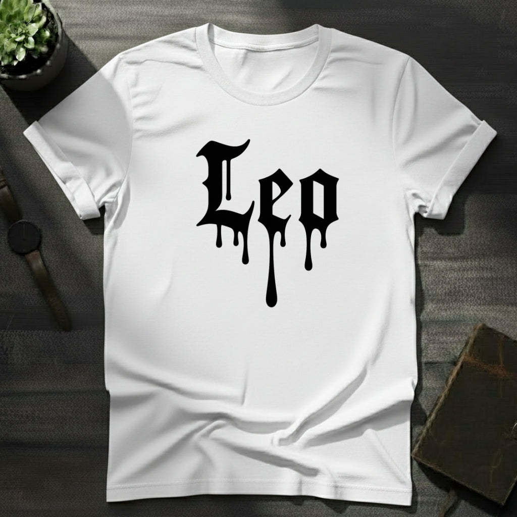 Leo Ink Drip T-Shirt