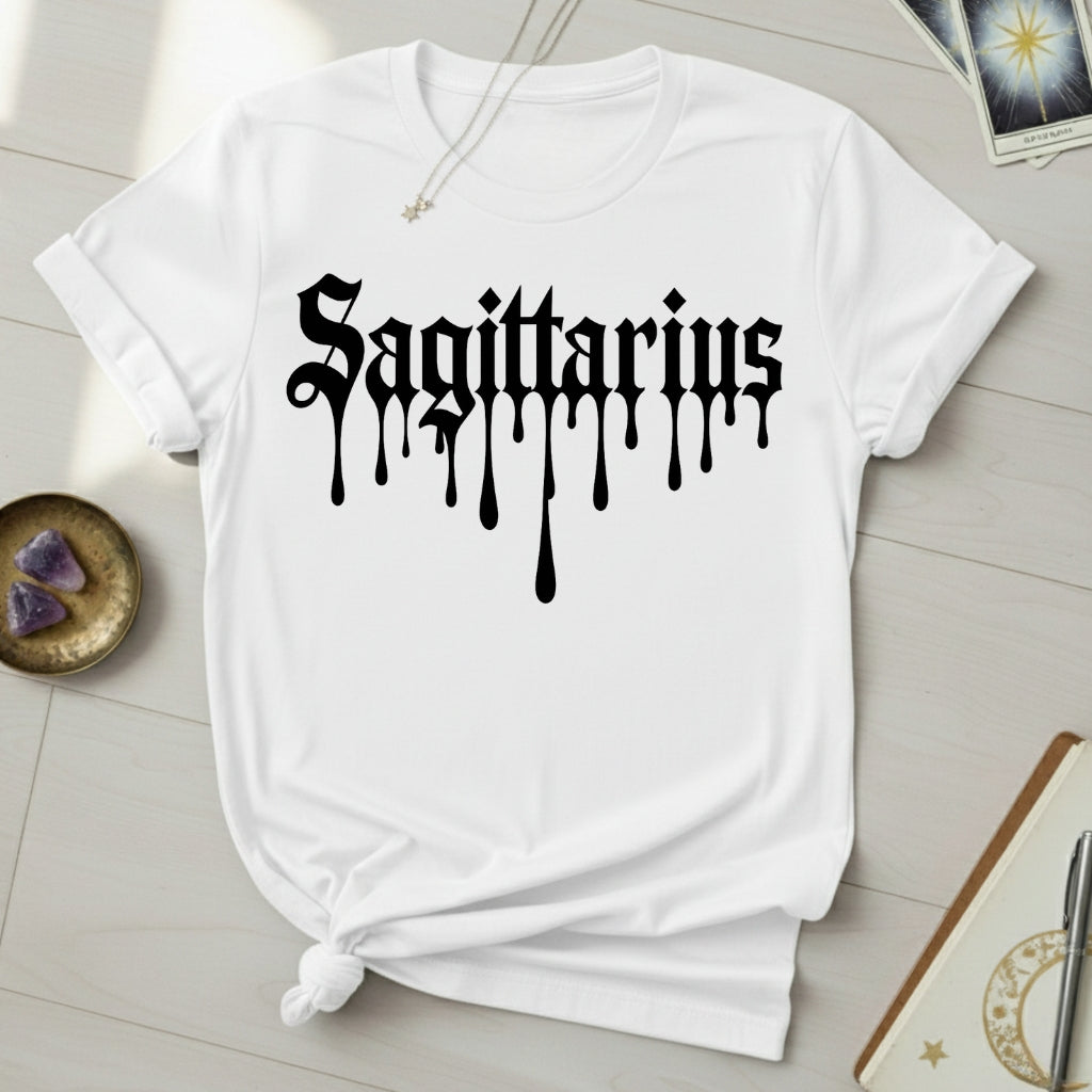 Sagittarius Ink Drip T-Shirt