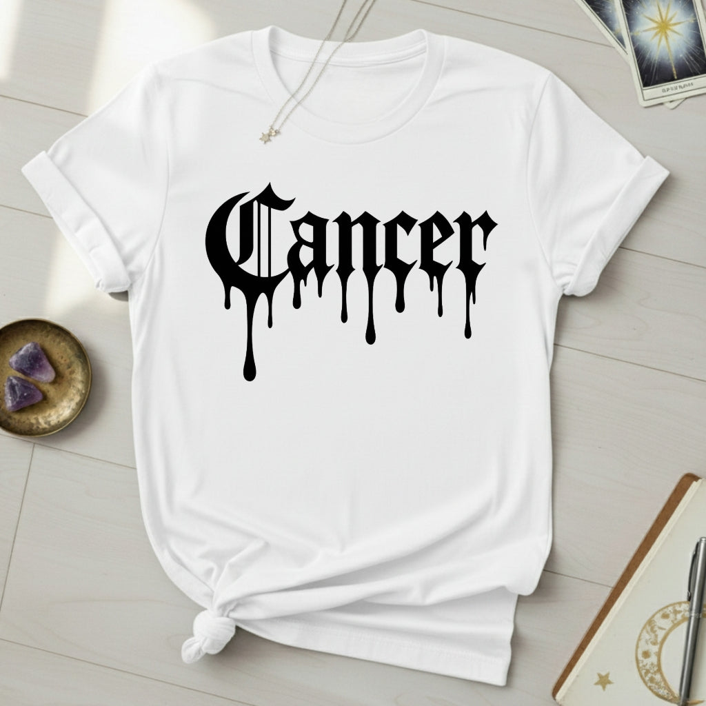 Cancer Ink Drip T-Shirt
