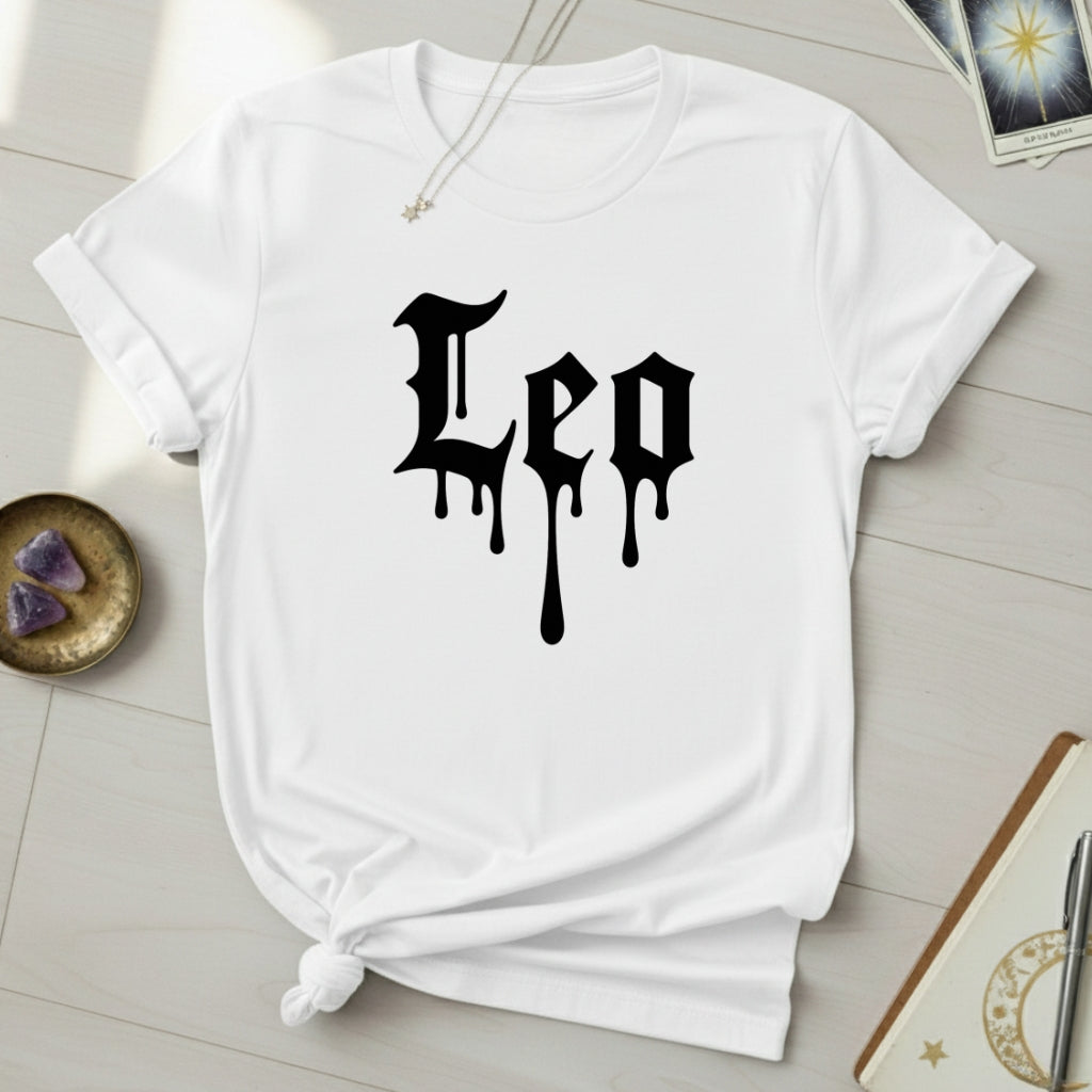 Leo Ink Drip T-Shirt